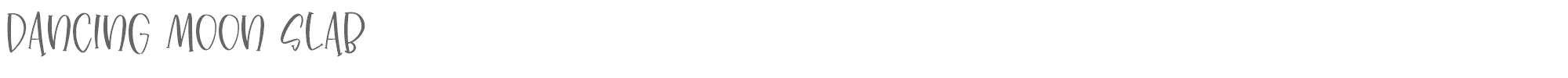 Dancing Moon Slab dancing moon slab.otf font preview